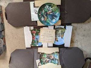lot 73 image: (3) Collector Edwin M. Knowles Plat...