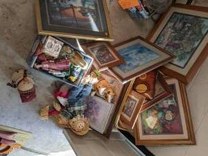 lot 77 image: Large Lot of Various Artwork and Ho...