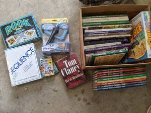 lot 86 image: Box of Books and Games See Photos...