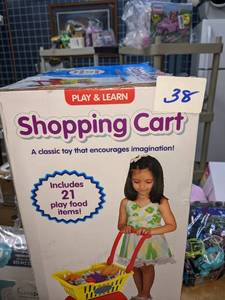 Play & Learn Shopping Cart  Award Winning Educational Toy, Ages 3