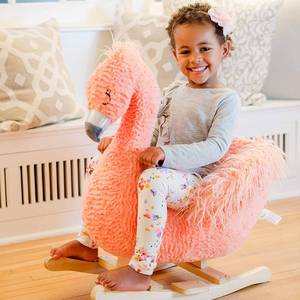 Soft Landings Sit-In Rocking Flamingo, Pink