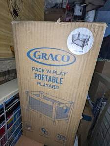 Graco Pack and Play Portable Playard, Push Button Compact Fold, Carnival