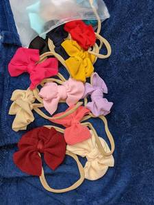 Infant Toddler Hair BandsBows, Variety of Colors