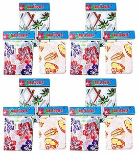 2 Sets of 12 Black Duck Brand Luau Tiki Party Table Covers - 54 x 108