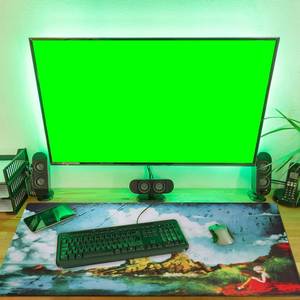 HIHUHEN Extra Large Gaming Mouse MatMouse Pad, Non-Slip, 35.4x15.7x0.11