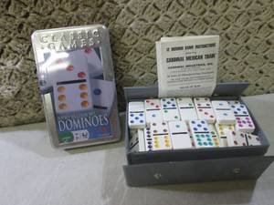lot 9 image: (BSB) Cardinal Mexican Train Domino...