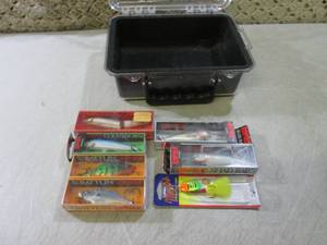 lot 36 image: (BS) Plano Cotainer with Fishing Ta...