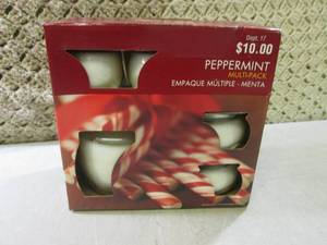lot 40 image: (BS) Peppermnt Multi-Pack Jar Candl...