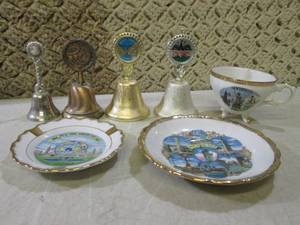 lot 54 image: (BS) Misc Travel Memorbillia Bells ...