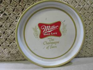 lot 78 image: (FS) Metal 13 Miller High Life Bee...