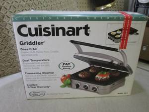 lot 148 image: (D-2) Cuisinart Griddler ...