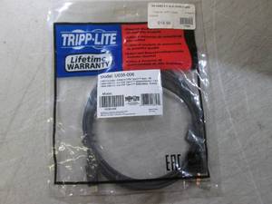lot 185 image: (BS) 16 Tripp-Lite U038-006 6 ft US...