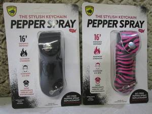 lot 192 image: (EC1) 2 Keychain Pepper Spray...