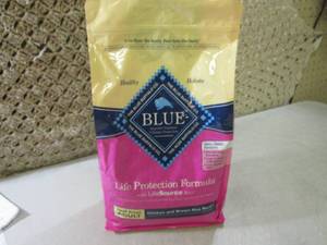 lot 206 image: (C-2) 6 Pound Bag Blue Dog Food Bes...