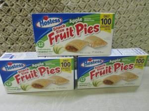 lot 220 image: (B-1) 3 Boxes Hostess Apple Snack S...