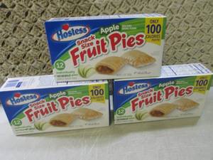 lot 222 image: (B-1) 3 Boxes Hostess Apple Snack S...