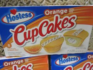lot 225 image: (B-1) 3 Boxes Hostess Orange Cup Ca...