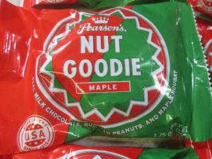 lot 227 image: (B-1) 12 Nut Goodie Maple Candy Bar...