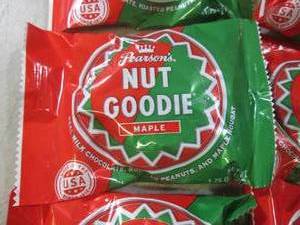 lot 230 image: (B-1) 12 Nut Goodie Maple Candy Bar...