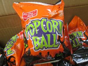 lot 232 image: (D-1) 40 Popcorn Balls Best by July...