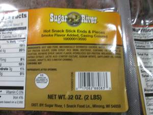 lot 258 image: (B-2) 4 - 2 pound Packs Hot Snack S...