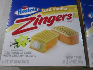 lot 264 image: (B-2) 3 Boxes Hostess Iced Vanilla ...