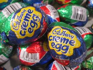 lot 268 image: (B-2) 36 Cadbury Creme Eggs Past Da...