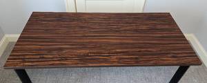 lot 13 image: Wood Topped ComputerWriting Desk