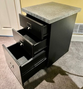lot 58 image: File Cabinet on Casters