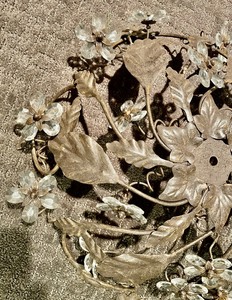 lot 79 image: Lovely Light Fixture with Delightful Floral Accents