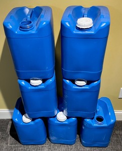 lot 73 image: 7 Five Gallon Jugs