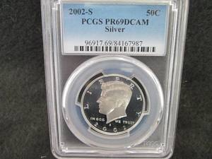 2002-S Kennedy Silver Half Dollar P...