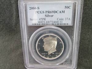 2004-S Kennedy Silver Half Dollar P...