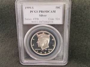 1999-S Kennedy Silver Half Dollar P...