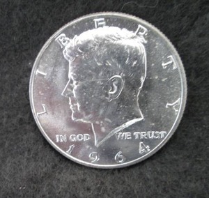 1964-D Kennedy Half Dollar-Very Goo...