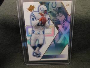 2000 Upper Deck Peyton Manning Card...