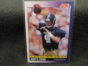 1992 Score Brett Favre Rookie Card...