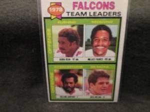 1978 Falcon Team Leaders Card...
