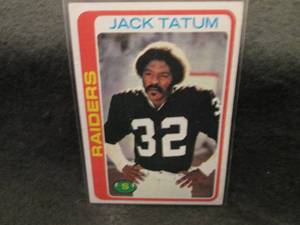 1978 Jack Tatum Card...