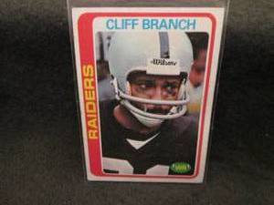 1978 Cliff Branch Card...