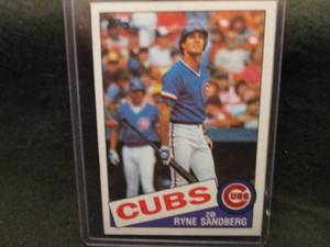 1985 Ryne Sandberg Card...