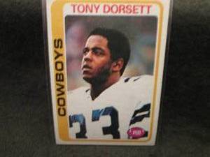 1978 Topps Tony Dorsett Card...