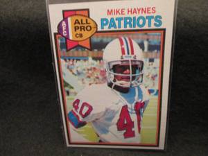 1979 Topps AFC All Pro Mike Haynes ...
