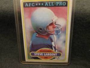 1980 Topps AFC All Pro Steve Largen...