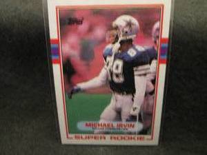 1989 ToppsMichael Irvin Rookie Card...