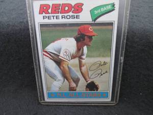 1977 Topps NL All Star Pete Rose Ca...