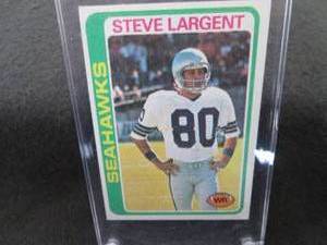 1978 Topps Steve Largent Card...