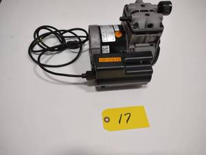 lot 17 image: Thomas Vacuum Pump...