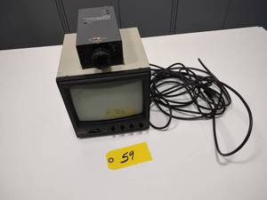 lot 59 image: Closed Circuit TV Camera & Monitor...