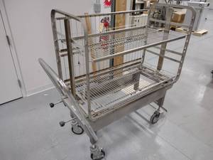lot 94 image: Stainless Steel Cart, 48x22x55...